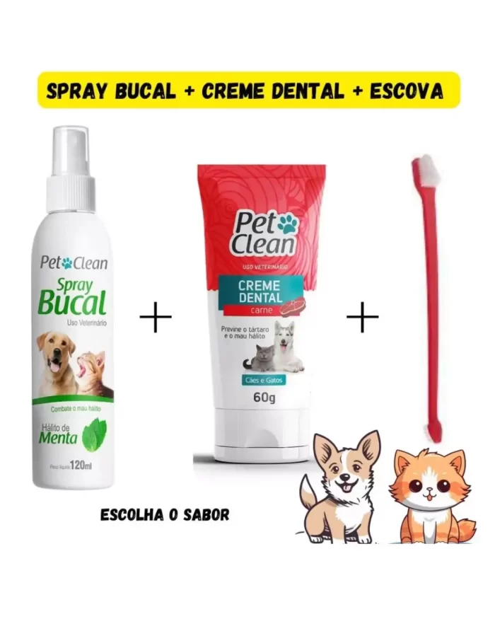 Creme dental para pets