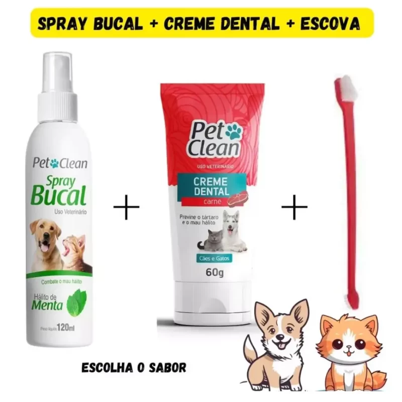 Creme dental para pets