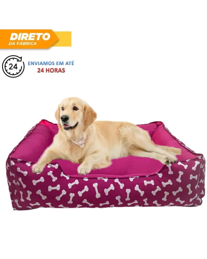 Cama pet confortável para cachorro grande