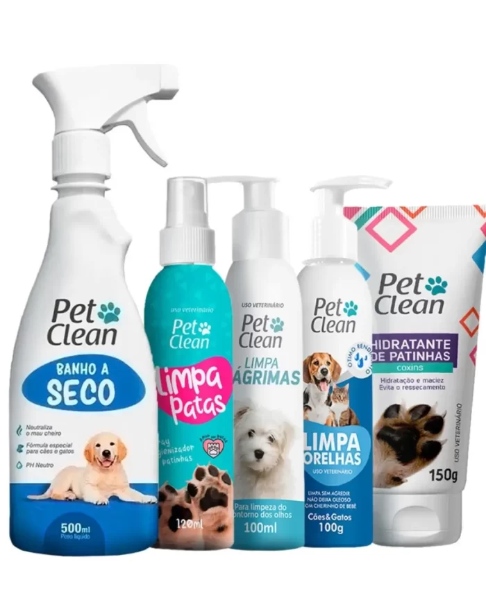 Banho seco para pets fácil