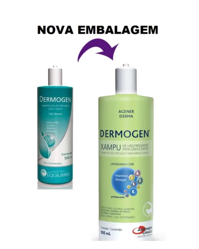 Shampoo para pele sensível de pets