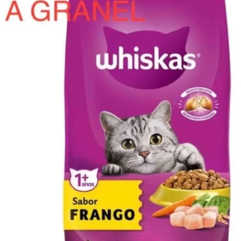 Ração Whiskas Frango para Gatos Adultos