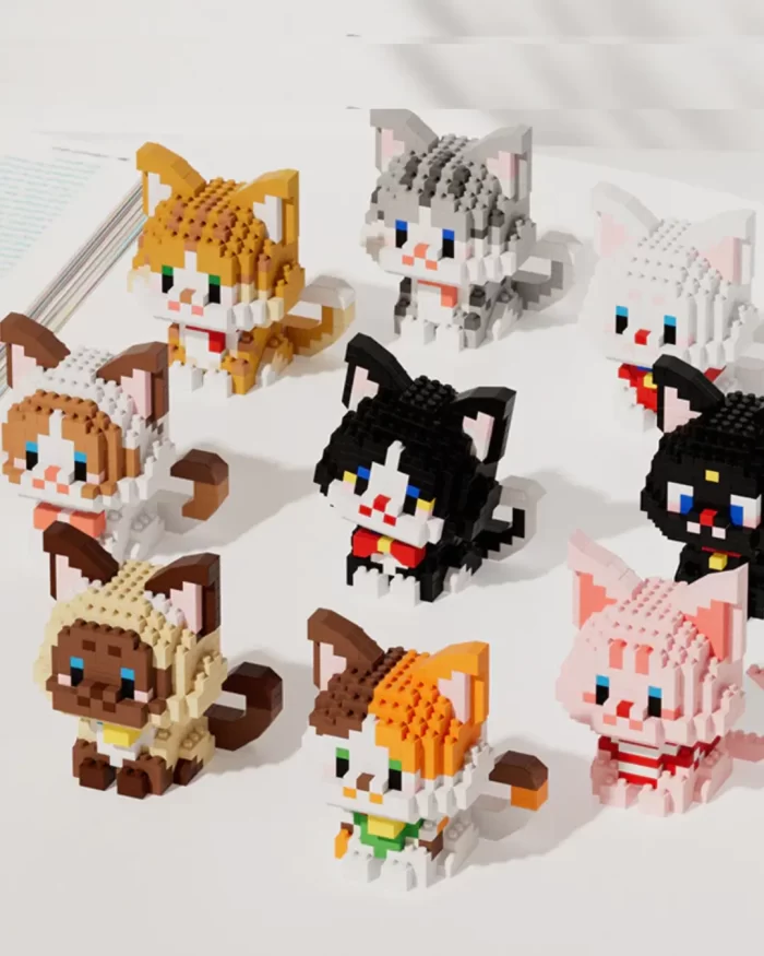 Mini Lego de gatos