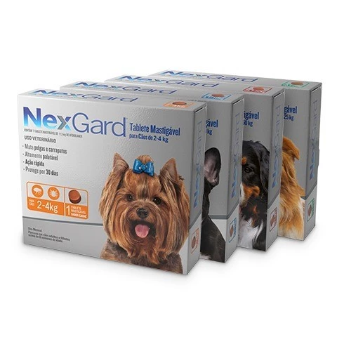 Nexgard Antipulgas e Carrapatos - Proteção Completa Para Cães