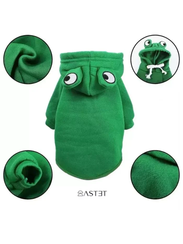 Moletom Pet Sapinho para Cachorro e Gato: Roupa de Frio para Pet - Image 3