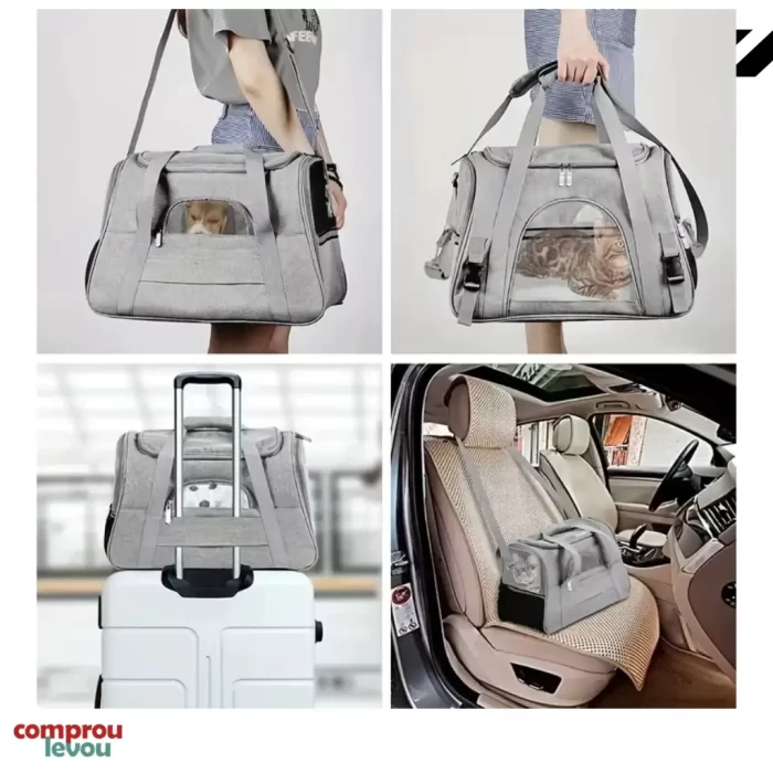 Bolsa de Transporte Pet: Ideal para Avião, Passeios e Consultas - Image 2