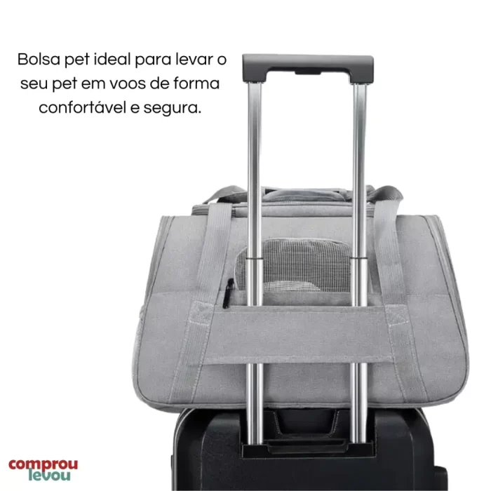 Bolsa de Transporte Pet: Ideal para Avião, Passeios e Consultas - Image 4