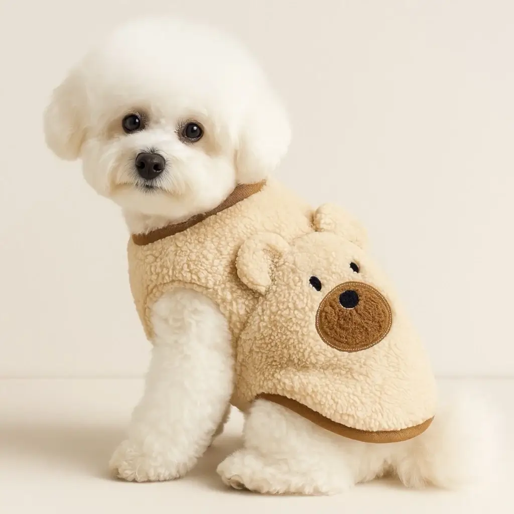 Roupa de cachorro para o frio 