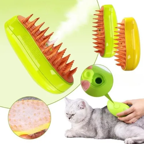 Escova a vapor para gato 