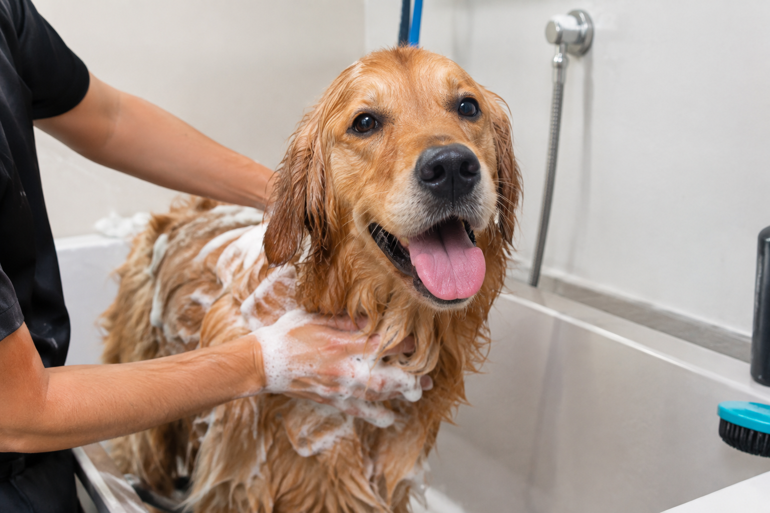Banho Profissional para Cachorro em Praia Grande: o que muda em relação ao banho em casa